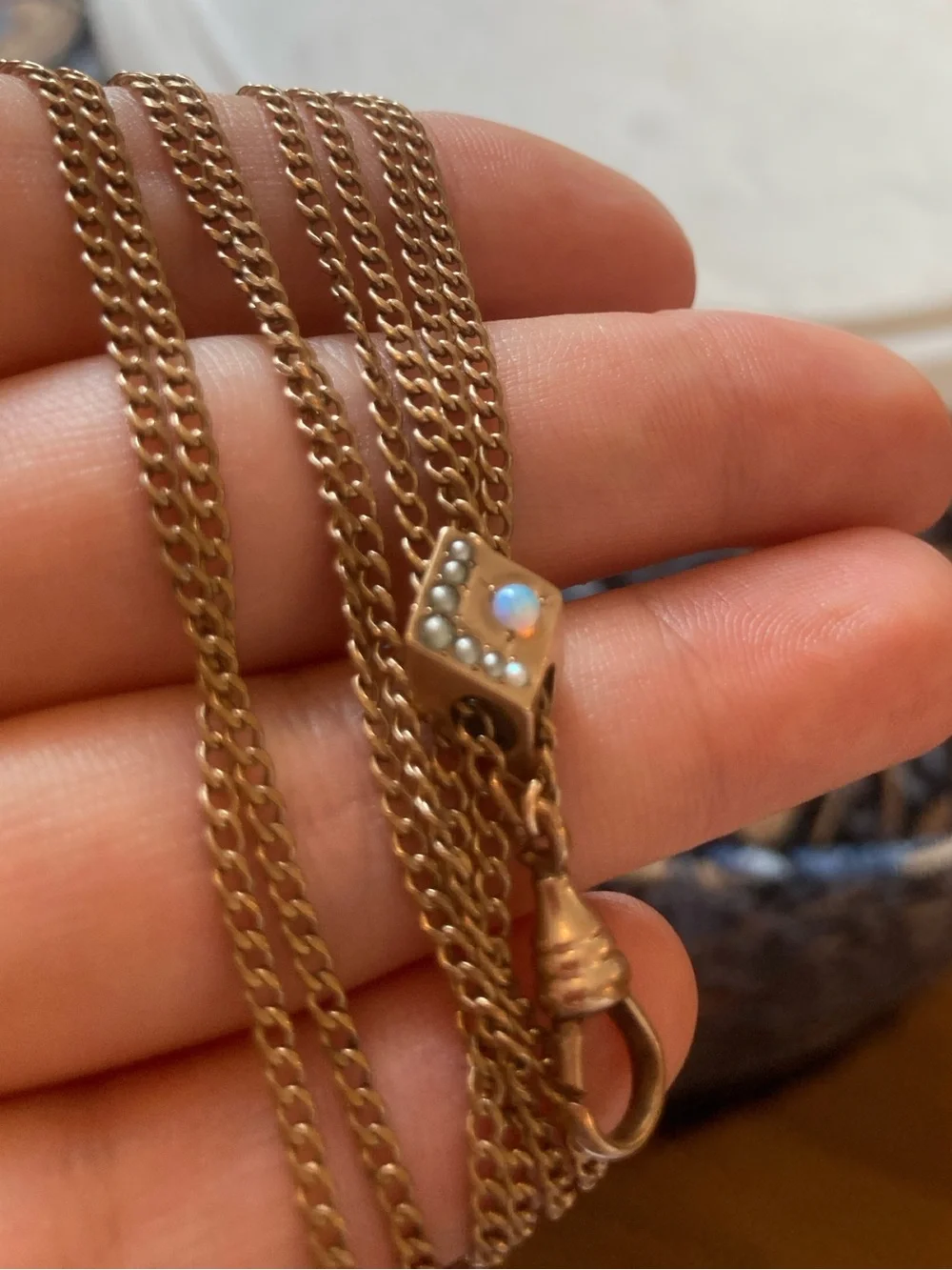 Antique victorian opal